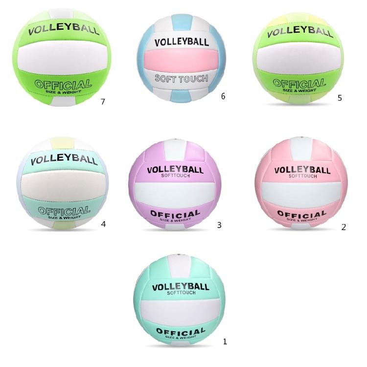 Soft Sand Volleyballs Beach Plays Game Practice Volleyballs Sports PU Ball