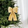 Festival Sequin Bow Christmas Tree Ornament Props