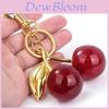Tree Resin Cherry Keychain For Women Gifts With Creative Car Decorals And Fashion Style