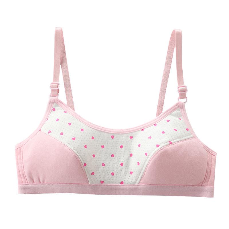 Canottino Reggiseno da Allenamento in Cotone per Ragazze Età 10-13