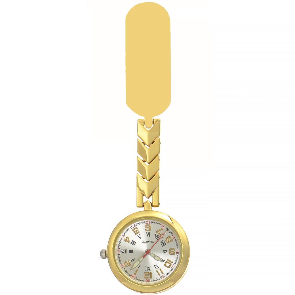 Χαραγμένο Γυναικείο Κρεμαστό Ρολόι Μπροσούρα Νοσοκόμας για Ιατρική Χρήση