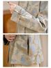 Spring 2026 Elegant High-Waisted Satin Two-Piece Suit for Women: New Chinese Style