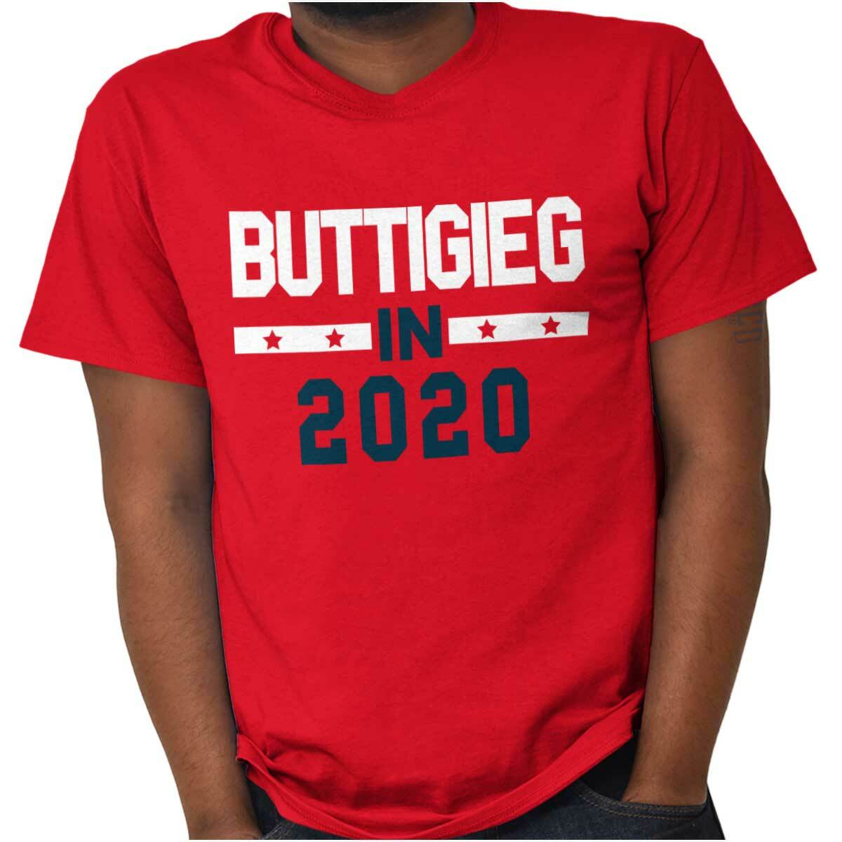 Vote Pete Buttigieg 2020 Presidential Elect Womens or Mens Crewneck T Shirt Tee M