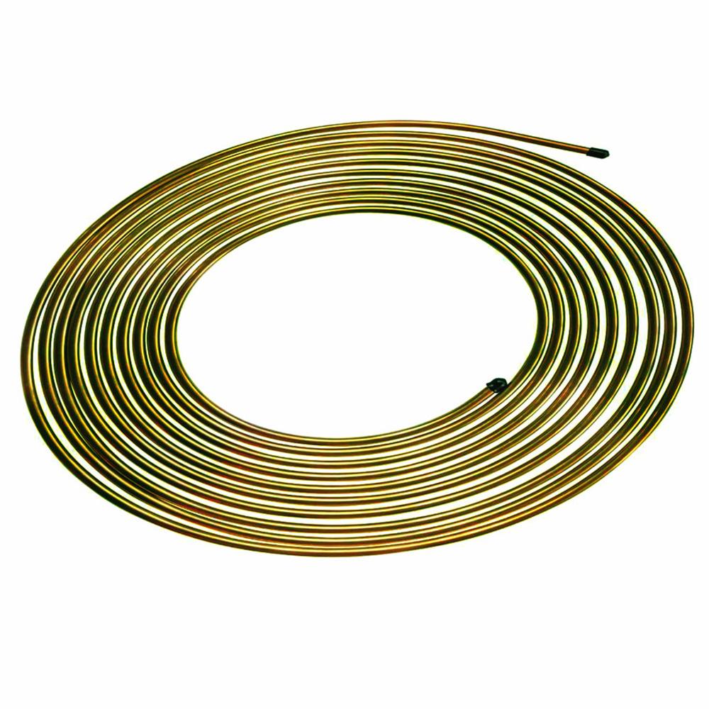 

Zinc Steel Car Brake Line Tubing Kit 3/16 Od 25 Ft / Roll W/16Pcs Fittings Usa