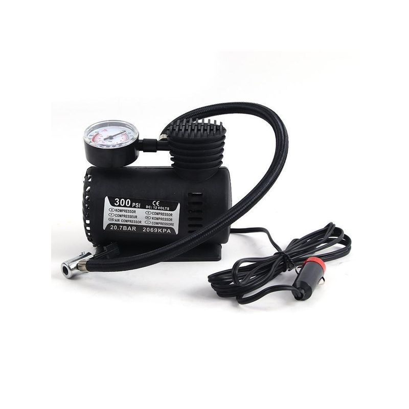Factory Direct Sales 12V Mini Air Pump Car Air Pump Locomotive Tire Inflator Car Air Pump Electric Default value