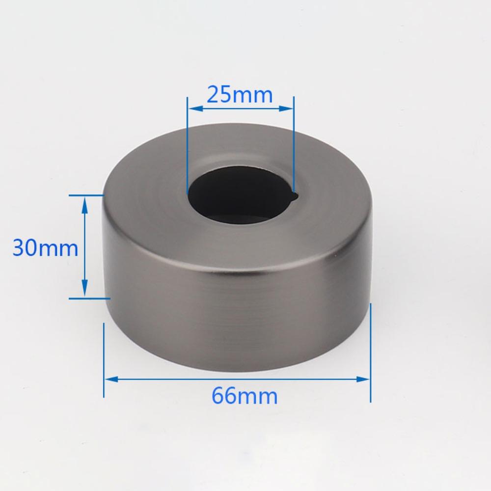 1PC Grey Black Stainless Steel Shower Arm Flange Replacement Wall Split Flange Faucet Decorative Cover Kitchen Accessories