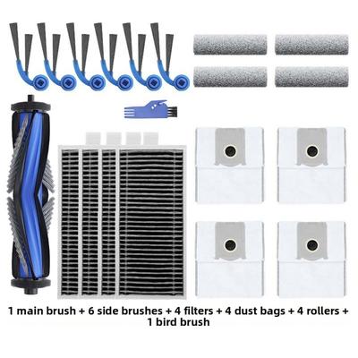 For Ecovacs For Deebot T80 For Omni Robotic Vacuum Cleaner Parts Main Rollers Side Brushes HEPA Filters Replacement Dust Bags