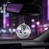 Festival Hanging Ornaments for Holidays 6 Pcs Mini Silver Disco Balls, Mirror Ball Ornaments, Reflective Balls Party Decorations Decoration with