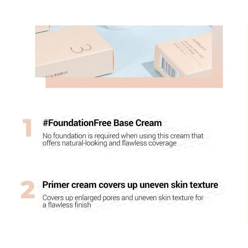 numbuzin - No. 3 Porcelain Base-Skip Tone Up Beige