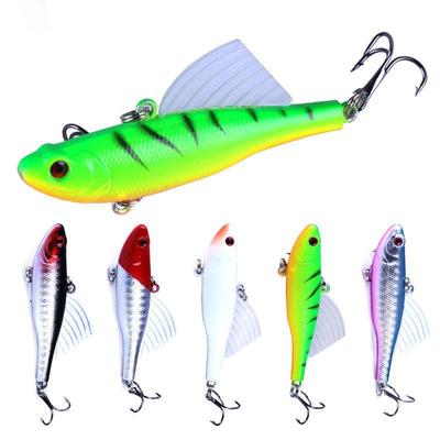 5 adet Plastik Kalem Yemi Fin Topwater Pike Cazibesi