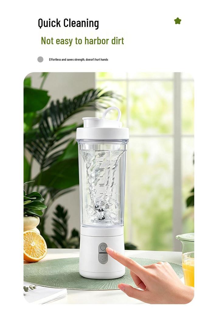 Compact Rechargeable Travel Juicer Cup - Large Capacity Electric Juicer