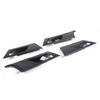 Carbon Fiber interior Door Handle Bowl Cover Trim For Mitsubishi Outlander