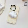 Creative Solid Color Cloud Magnetic Telescopic Mobile Phone Airbag Bracket Paste Ring Folding Internet Celebrity Gift