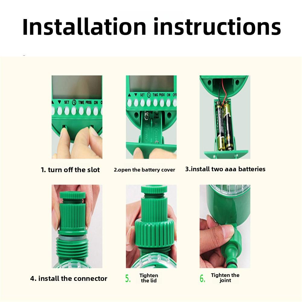 Automatic Irrigation Timer, Timed Drip Irrigation Watering Device with Atomization Spray System for Garden Indoor Outdoor Potted Flower Plant Watering