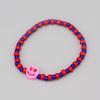 BONBEAU Kitsch smile two-tone beads Bracelet Kitsch smile charm two-tone bead bracelet 5 colors