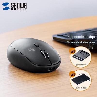 SANWA Wireless Tri-Mode Bluetooth Mouse