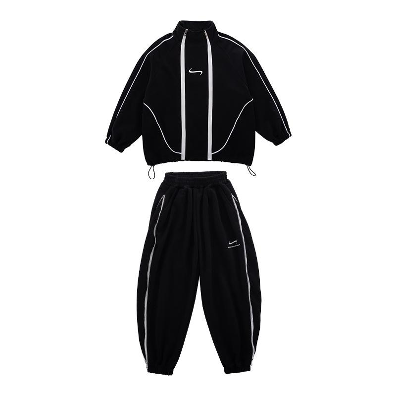 Children's Handsome Set 2025 Spring and Autumn Boys Fashion Hoodie Sportswear Set