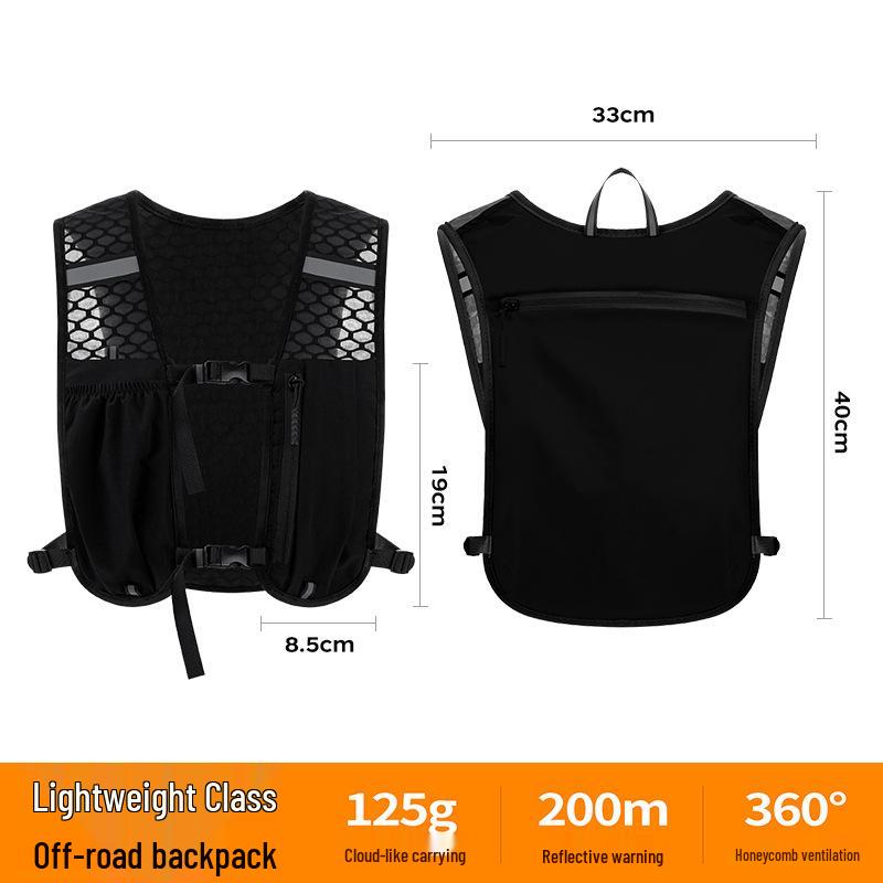 Unisex Off-road Running & Hiking Vest with Water Bottle Holder – Portable Outdoor Gear