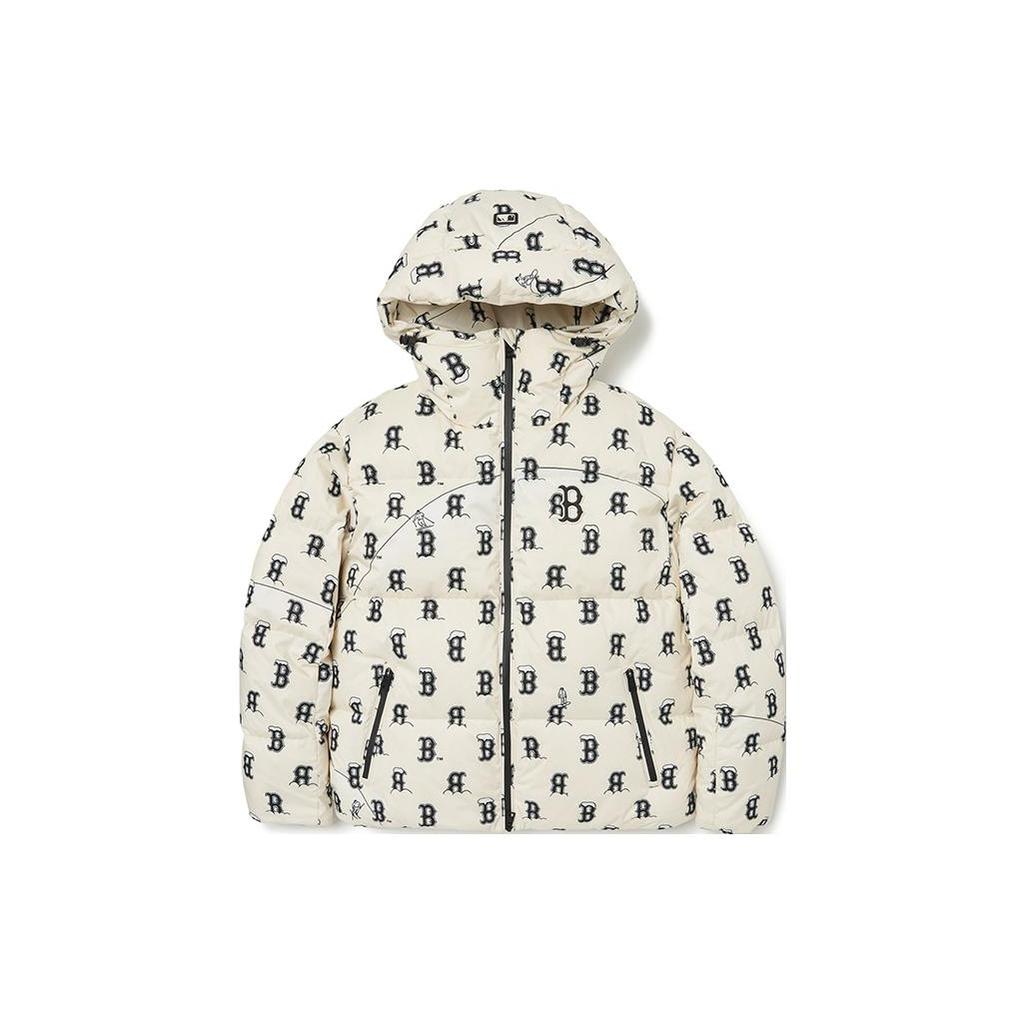 New MLB Boston Red Sox Down Jackets Women's Cream 3FDJMS226-43CRS