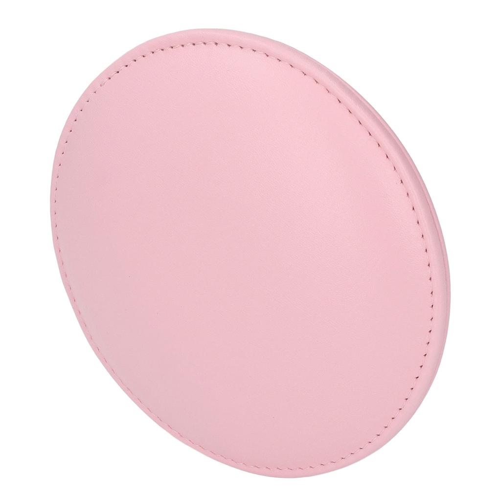 Round Nail Tech Elbow Pad PU Leather Memory Foam Easy Clean Water Proof Comfortable Elbow Hand Rest Pillow for Nail Art Pink