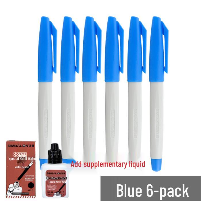 Taiwan Lion 88 Refillable Fine Tip Red Fineliner Marker Pen