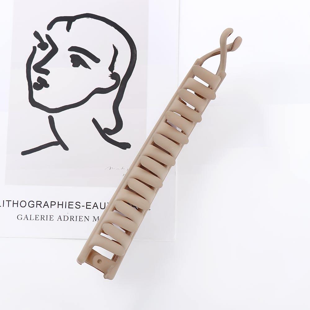 Hair Accessories Frosted Solid Color Barrettes Banana Clip Hair Claws Ponytail Holder Hair Clips