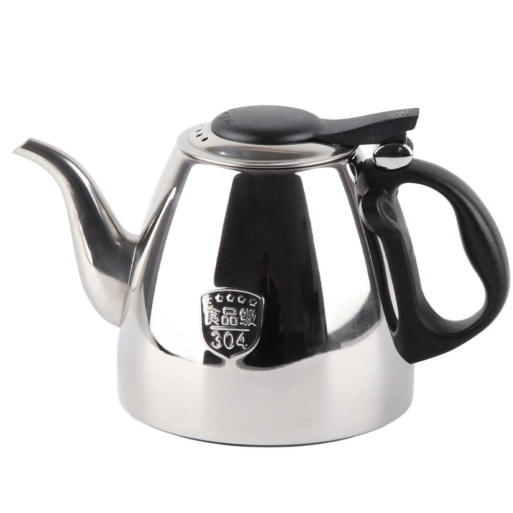1,2L 1,5L Edelstahl Kochplatten Teekanne Tee Kaffee Kanne Wasserkocher Hitzebeständiger Griff Edelstahl Kaffeekanne