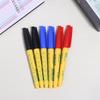 2PCS 33mm Red/Blue/Black Long Head Marking Pen Woodworking Decoration Deep Hole Waterproof Pen Multipurpose Marking Tool