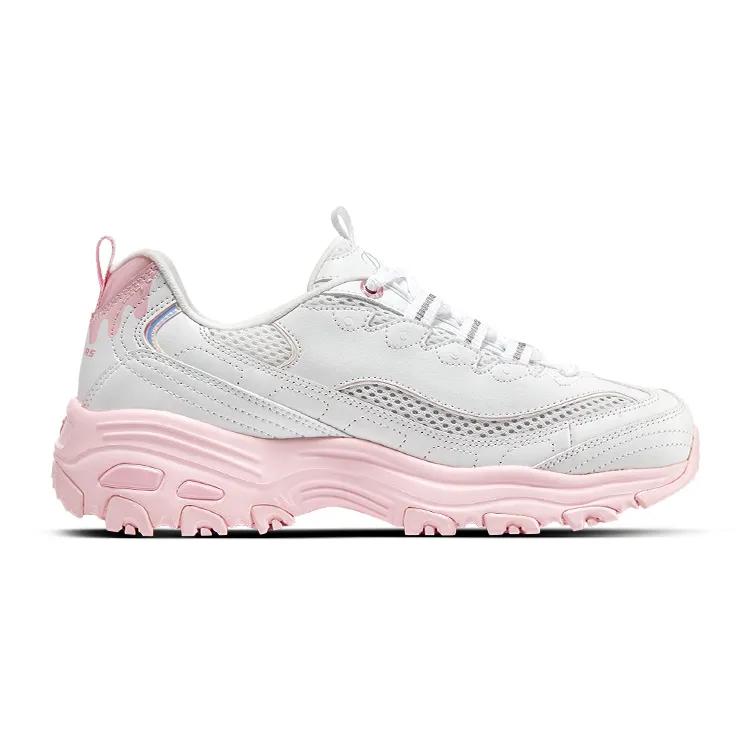 Skechers D'lites 1.0 'Blanco Rosa' para Mujer (Unisexo) Zapatillas Chunky 896192 WPK