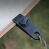 6 Stück Outdoor-Zeltplane Befestigungsclip Verstärkter Nylon Spiral-Zeltclip Schnalle