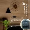 DUOGIO Wall Radio Controlled Wall Analog Radio Controlled Wall Continuous Second Battery 3D Numeral Wall Wall Hanging Radio Controlled Clock for