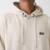 NANGA Eco Hybrid Mini Box Logo Embroidered Hoodie (Unisex) L/OATMEAL