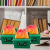 3Pcs Dumpster Fire Clickie Fidget Emotional Support Office Desk Decor Keyboard Fidget Clicker Fidget Keychain Fidget Toy