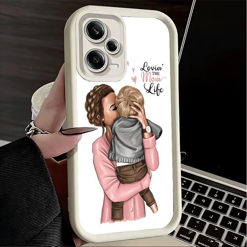 Phone Case for Xiaomi Redmi Note 15 14 13 Pro Plus Baby Mom Girls Shell 12S 11 11S 11T 5G 14S Soft Silicone Funda