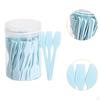 100 Pieces Makeup Spatulas Foundation Mixing Tool Cosmetic Spade Reusable Easy Clean