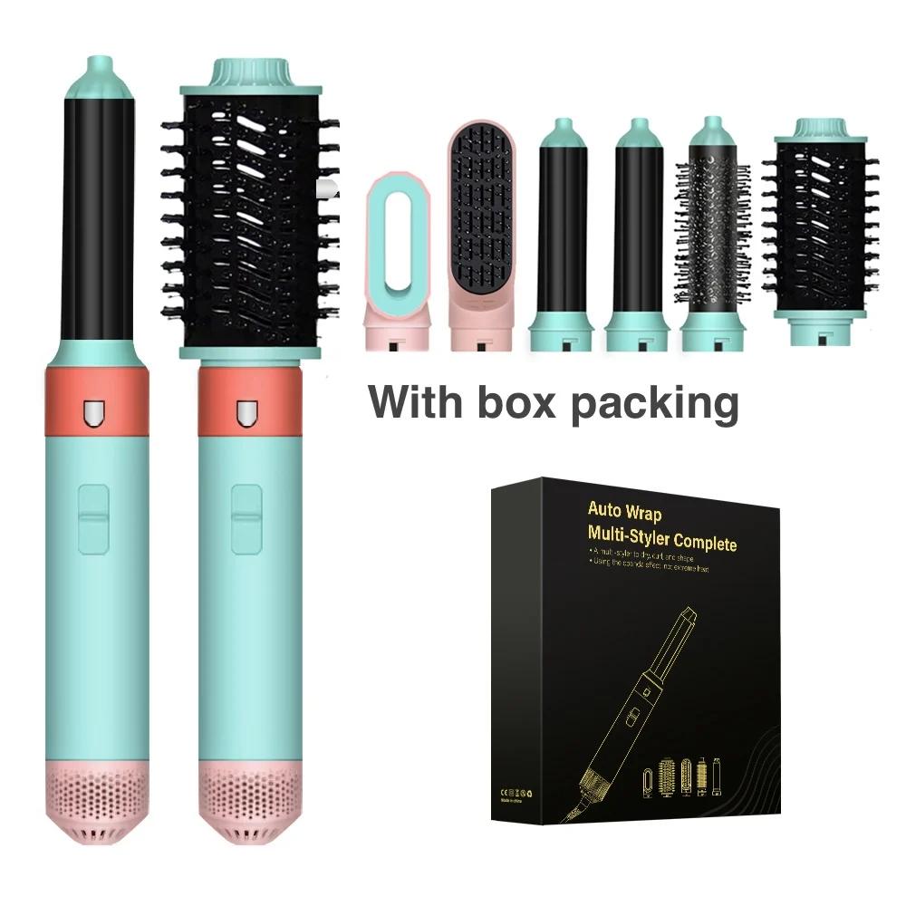 New 6-in-1 Multi-Styler Hair Dryer 6-in-1 Hair Styler with Curling Barrel Hot Air Brush Styling Hairdressing Tools MultiStyler