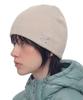 Eondeokeonteulol All-Season Cotton Slim Fit Thin Knit Logo Embroidery Beanie Solid Unisex Beanie Hat Beanie / Uc / No Cuff / Cream