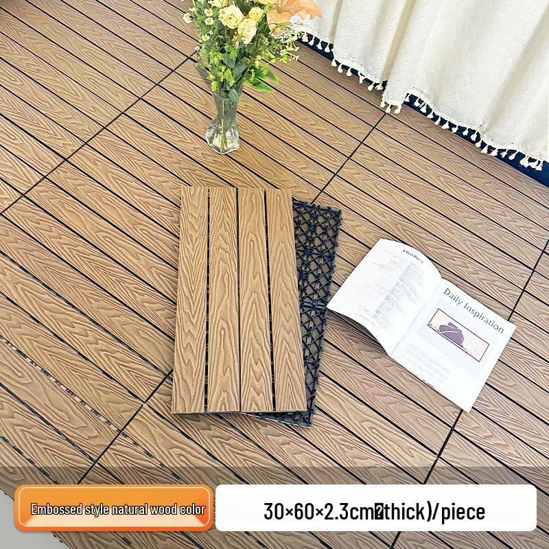 

Водонепроникне Нековзне ПВХ Зовнішнє Покриття для Підлоги для Реновації Балкона та Тераси Single Piece Price (11 pieces per sq. meter)