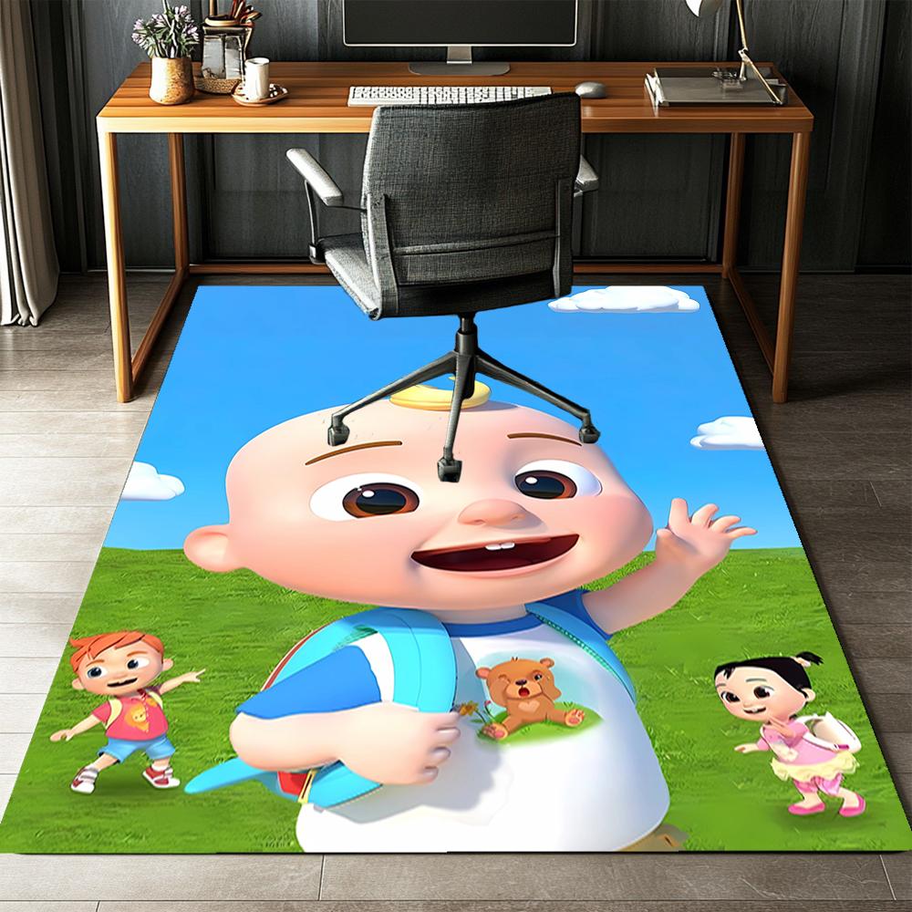 CoComelon Printed Carpet,Rug,for Office Chair Living Room Bedroom Kitchen Room Decor Gifts.