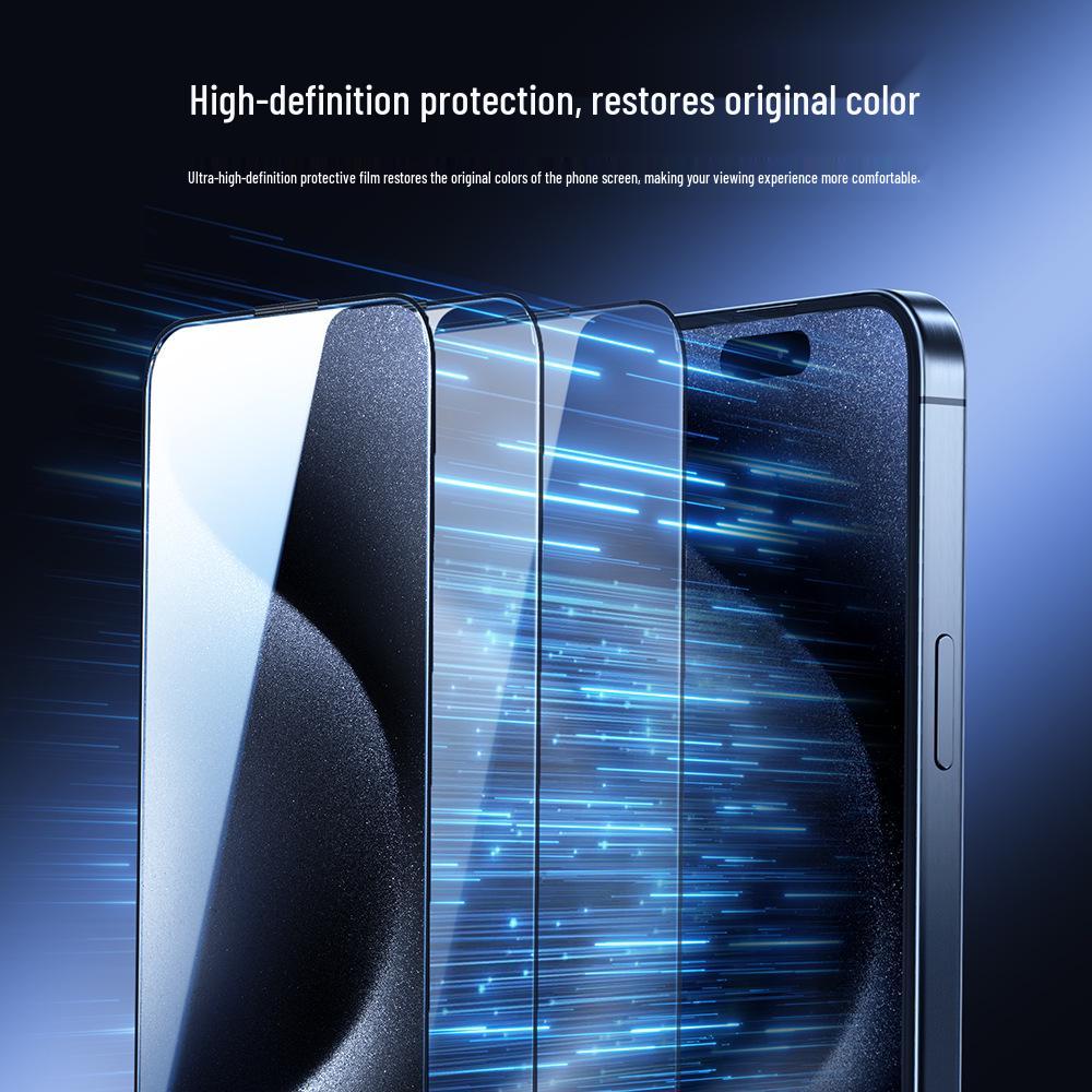 Toocki HD Instant Apply Tempered Glass for iPhone 15 Pro Max/14 Plus/13/12