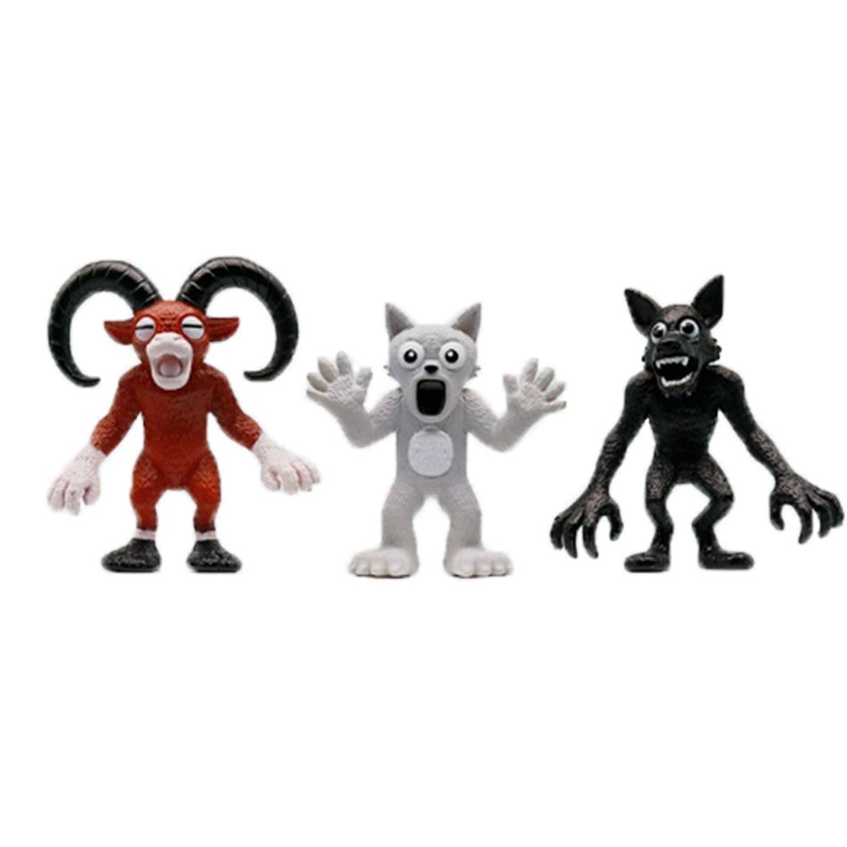 6p New Game Peripheral Action Figures  Game 99 Nights In The Forest Birthday Gifts Toys for Kids Halloween Gifts