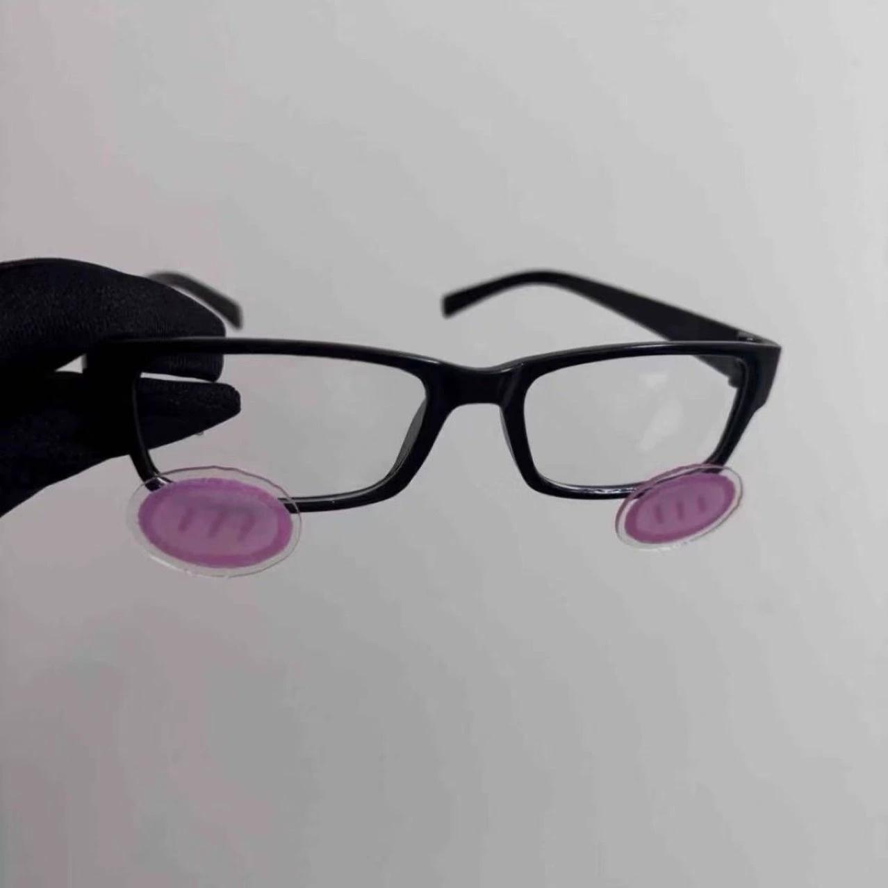 

Fashion Black Transparent Frame Powder Blusher Eyeglasses Anti Blue Light Glasses Japanese Cute Cartoon Anime Cosplay Decoration чёрный