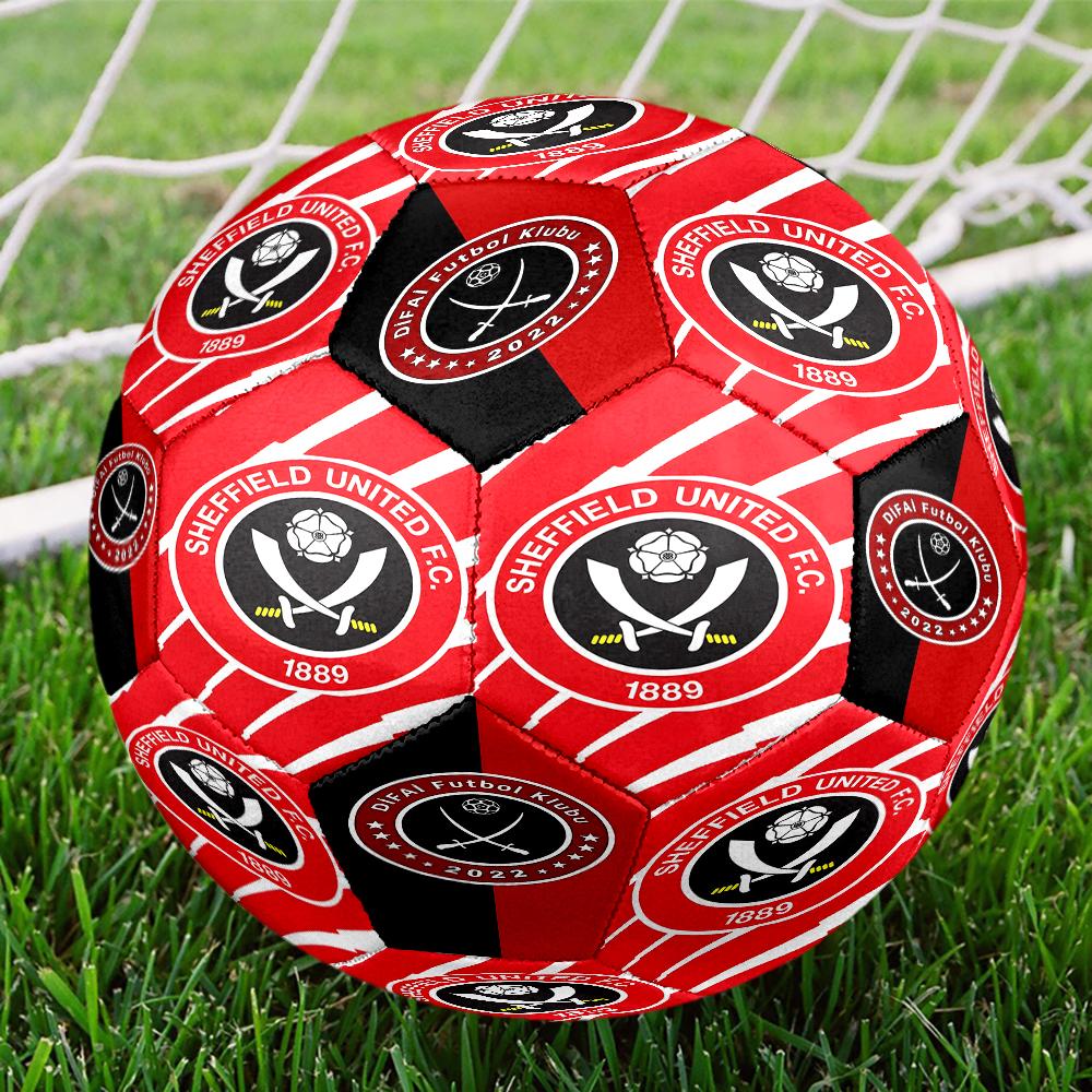 Global Football Club Sheff Size 5 Soccer Balls, Anti-Slip, Protective Football, Outdoor Sport, a Unique Gift Suitable for Him/her, Birthdays