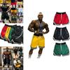 Mens Gyms Fitness Shorts With Breathable Mesh Material For Casual Summer Sports