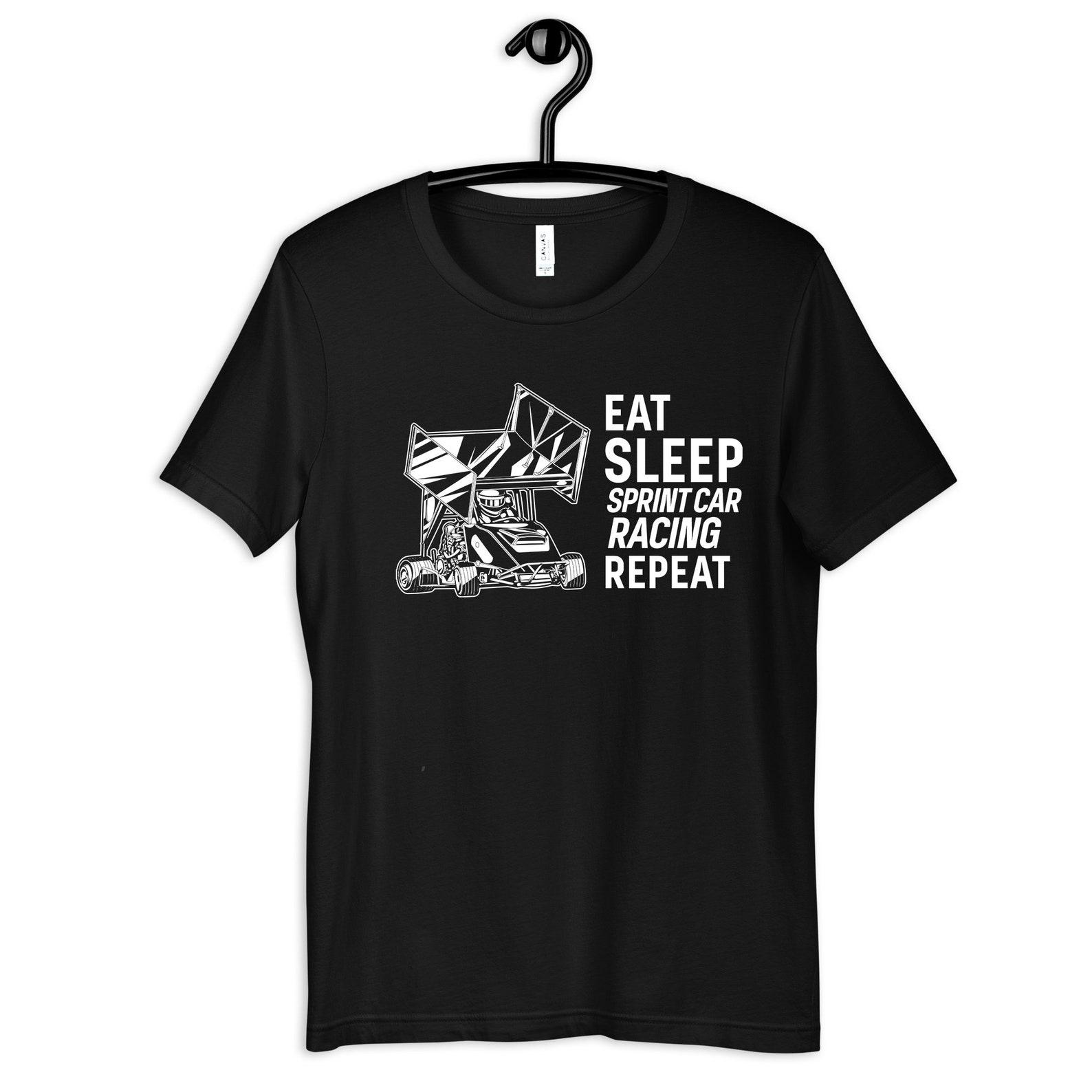 Eat Sleep Sprint Car Racing T-Shirt, T-shirt, Womens Tees,T-shirt, Tank Top, T-shirt S