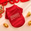 New Year's Pet Clothing Fleece Two-legged Cat Sweater Dog Cat Clothing Teddy Dog Supplies Clothing