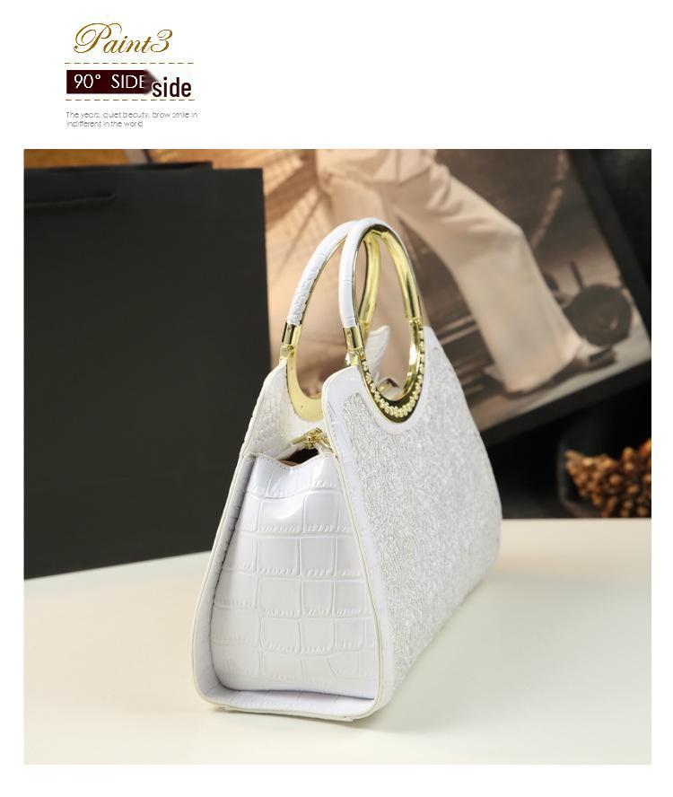 2025 New Fashion Women's Crocodile Pattern Handbag - Soft Leather, Large Capacity, Crossbody for Middle-Aged Women
