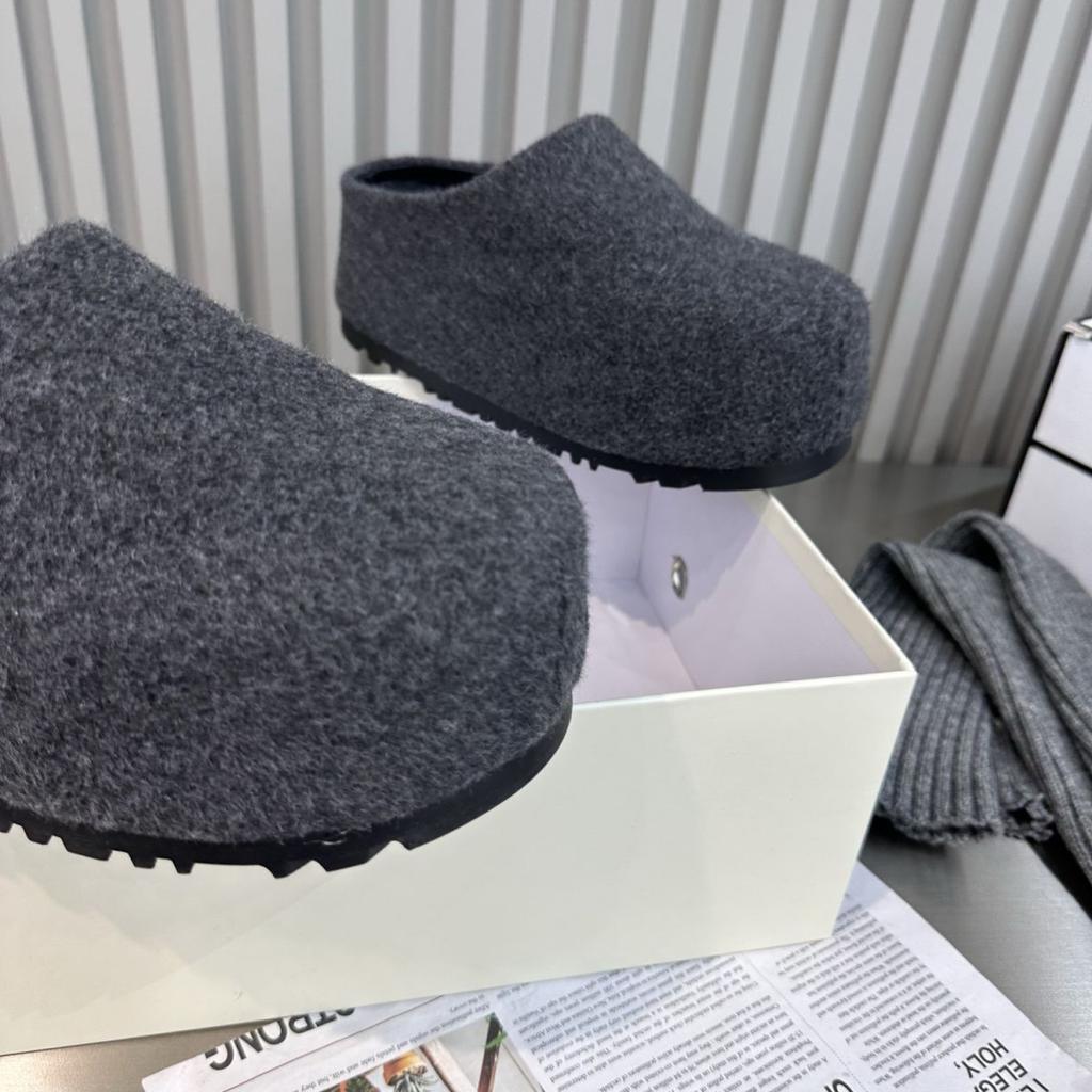 Small man 2025 new woolen thick-soled woolen shoes women's retro Internet celebrity bag head lazy slippers