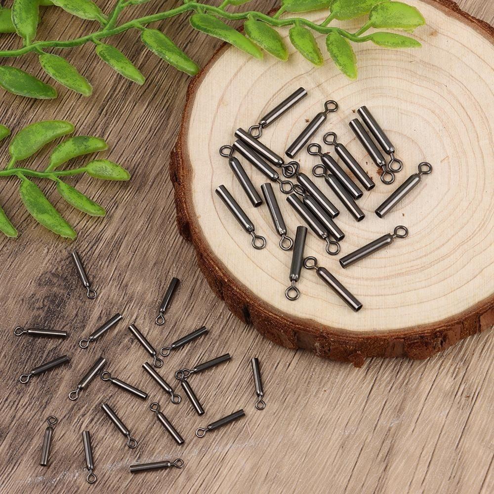 10 ks držáků na rybářské plováky z nerezové oceli, pevná trubice, rybářské příslušenství