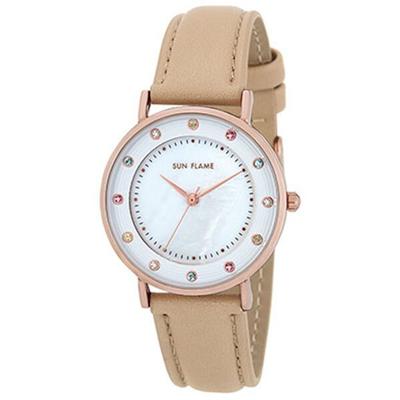 J-AXIS Unisex MJL-BD16-MO (SF Sonnenflamme) Runde Uhr Analog